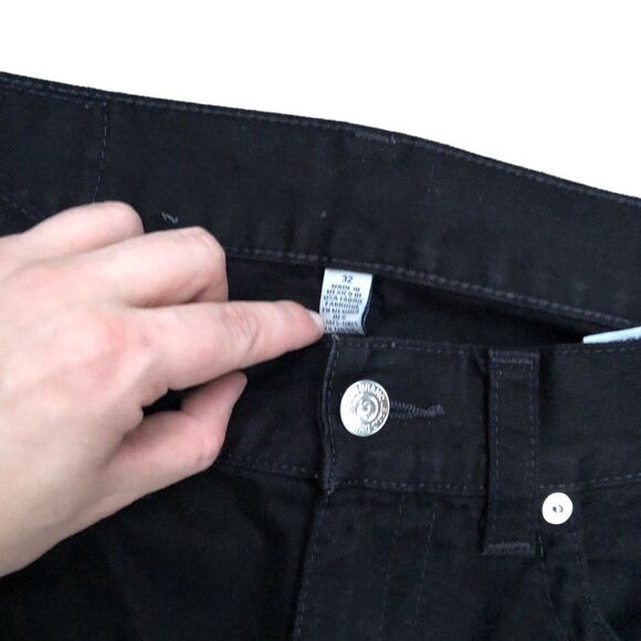 Vintage True Religion Jeans Size 32 SKINNY Black - Picture 9 of 10